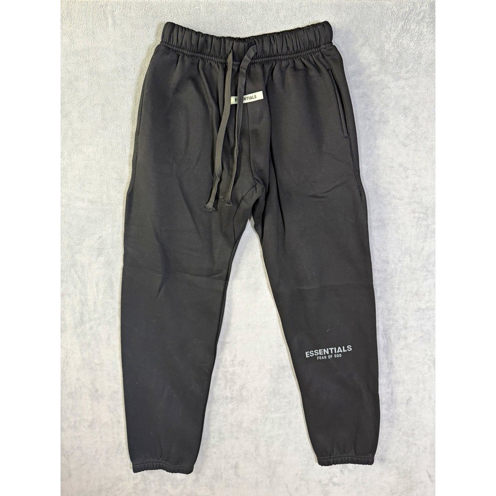 ESSENTIALS Fear of God Black Fleece Joggers Pants Men's Size Small No 2208 NWT